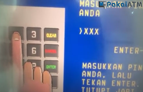 Masukkan PIN ATM - 35 Cara Daftar Mandiri Online via ATM 2022