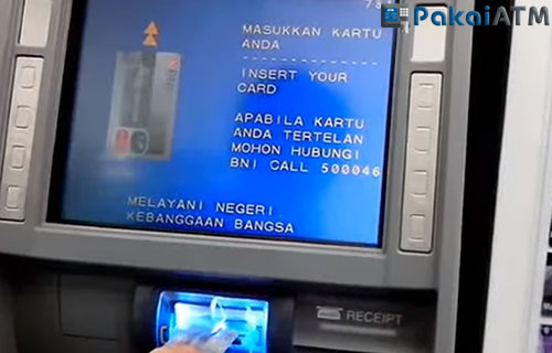 masukkan kartu ATM