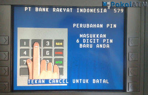 Cara Ganti PIN ATM BRI di Mesin ATM
