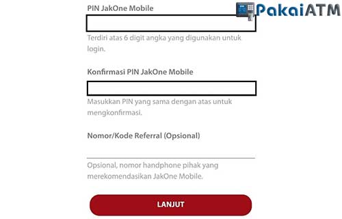 Buat PIN JakOne Mobile - 9 Cara Aktivasi Mobile Banking Bank DKI Tanpa Rekening 2022