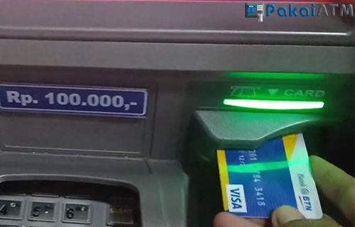 Masukkan Kartu ATM