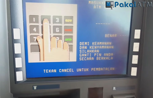 Input PIN ATM BTN