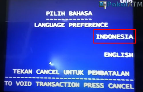 2. Pilih Bahasa Indonesia 1