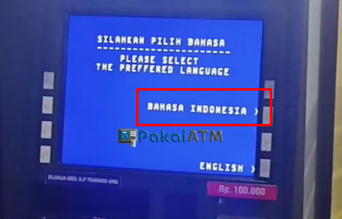 2. Pilih Bahasa Indonesia