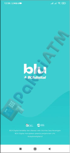 2. Buka Aplikasi Blu By BCA Digital