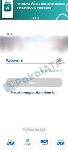 13. Masukkan User ID Password