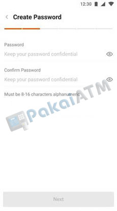 7. Buat Password Akun SeaBank