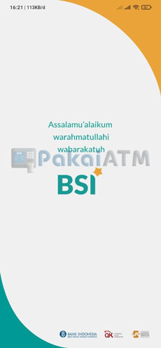 1. Buka Aplikasi BSI Mobile