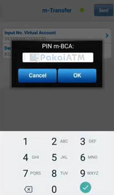 14. Input PIN m BCA