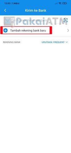 4. Tambah Rekening Bank Baru