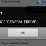 9081 General Error BNI Mobile