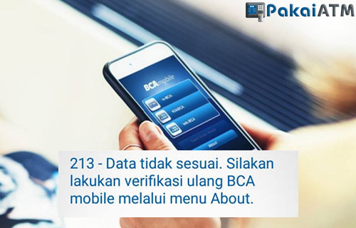BCA Mobile Error 213