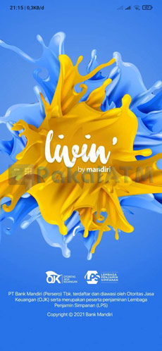 1. Buka Aplikasi New Livin by Mandiri