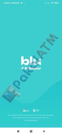 1. Buka Aplikasi blu by BCA Digital