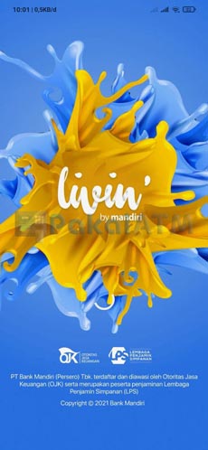 1. Buka Aplikasi Livin by Mandiri