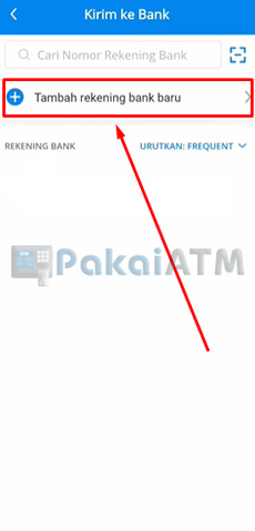 10. Tambah Rekening Bank Baru