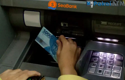 Cara Isi Saldo SeaBank di ATM