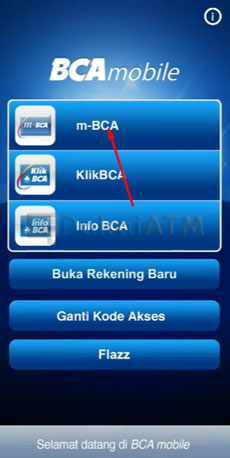 1. Buka BCA Mobile