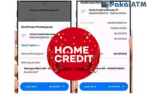 Cara Bayar Home Credit via Mobile Banking Mandiri